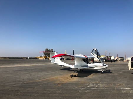 Refueling at Shafter-Minter Airport (KMIT). (Bruce Holmes)